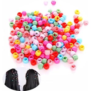 Mini-haarclips 100 stuks - kleine haarclips - haarkralen - regenboogclips - kunststof haarklemmen voor meisjes en vrouwen - accessoires