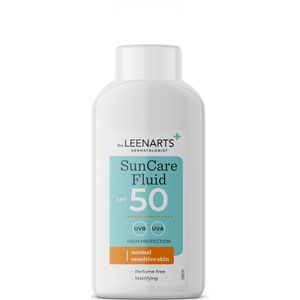 Drs Leenarts Zonnebrand Gezicht – Suncare Fluide SPF 50+ – Parfumvrij – 50 ml