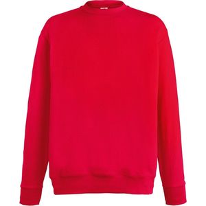 Fruit Of The Loom Heren Lichtgewicht Set-In Sweatshirt (Rood)