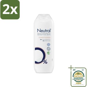 Neutral Conditioner Parfumvrij 250 ml - Voordeelverpakking - 2 stuks - Conditioner voor gevoelige hoofdhuid - Milde conditioner