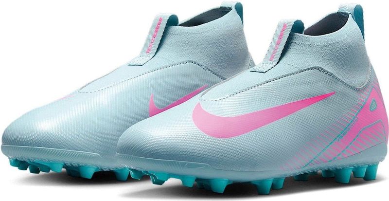 Nike - Mercurial Superfly 10 Academy AG - Voetbalschoenen - Lichtblauw - Roze