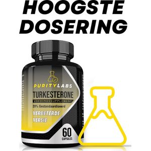 PurityLabs - Turkesterone - 20% Gestandaardiseerd - 500 mg - 60 Capsules - 100% Puur