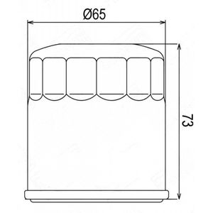 Filtre à huile pour Moto Honda 500 CBF 2004 à 2008 Neuf