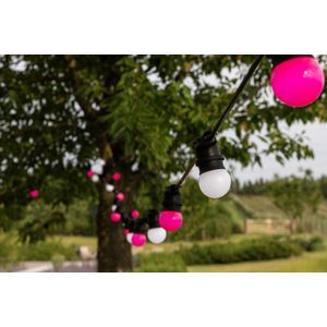 HappyLights lichtsnoer buiten [Outdoor] Pink Blossom- 50 LED's - 25m