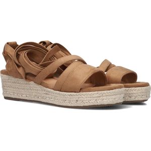 Omoda 0047-42 Espadrilles - Zomer Schoenen - Dames - Cognac - Maat 42