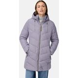 camel active - Gewatteerde Jas - Paars - Afneembare Capuchon