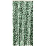 vidaXL-Vliegengordijn-90x220-cm-chenille-groen-en-wit