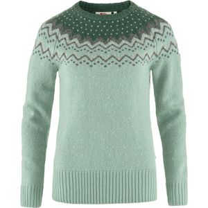 Fjallraven Ovik Knit Sweater Women - Trui - Dames - Groen - Wol - Maat L