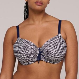 PrimaDonna Swim Kalba Voorgevormde Balconette Bikini Top 4012316 Water Blue - maat EU 75D / FR 90D