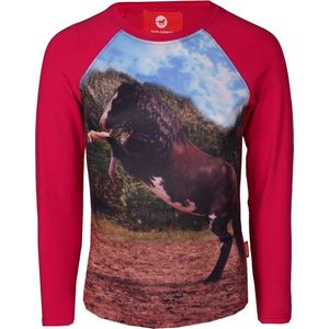 Horka - Pixel - Long Sleeved T-Shirt - Lipstick - Maat 140