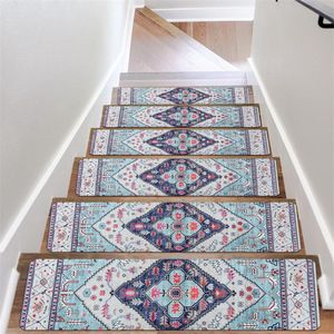 20x76CM Tapijt Traptreden - 15 Pack - Antislip Trapmatten - Verwijderbaar Traptapijt - Vuilafstotende Binnen Stapmatten - Waterabsorberende Snel Drogende Vloermatten - Veilig voor Kinderen, Ouderen en Huisdieren