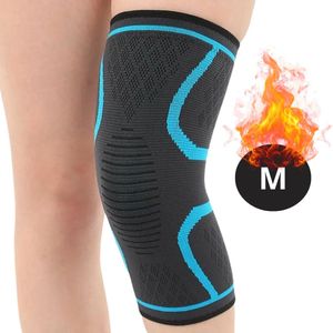 Bovista Kniebrace - Sportbrace Knie - Knee Sleeves - Knee Sleeves Powerlifting - Compressie Knie Brace - Knee Wraps - Knee Support - Dames - Heren - Blauw - Maat M