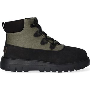 HEYDUDE Tonya Eco Shield Dames Veterboots Black | Zwart | Nylon | Maat 36 | 122504900