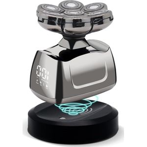 5-in-1 elektrisch scheerapparaat voor heren - 7 koppen nat en droog - scheerapparaat voor hoofden