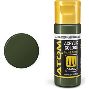 AMMO MIG 20067 ATOM - Olivgrun Dark - Acryl - 20ml Verf flesje