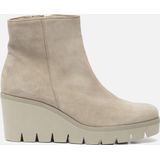 Gabor Enkellaarsjes Dames / Laarzen / Damesschoenen - Suède - 94.780.12 - Beige - Maat 40