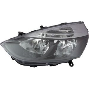 Renault Clio, 2012 - 2019 - koplamp, H7+H1, AL, Authentique, zwarte rand, elektr verstelb, incl stelmotortje, links, - 2016