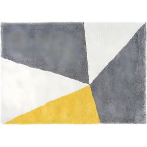 OZAIA Tapijt microvezel YULE - Polyester - 120 x 170 cm - Meerkleurig L 170 cm x H 3 cm x D 120 cm