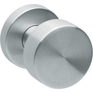 Deurknop - Vast - Rond Ø52mm - RVS Mat
