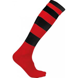 PROACT® Gestreepte Sportsokken PA021 - Sporty Red / Black - 31/34 EU
