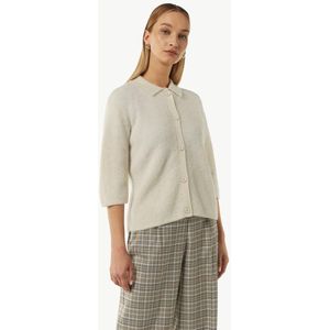 comma - Strickjacke - Vest - Alpacawol