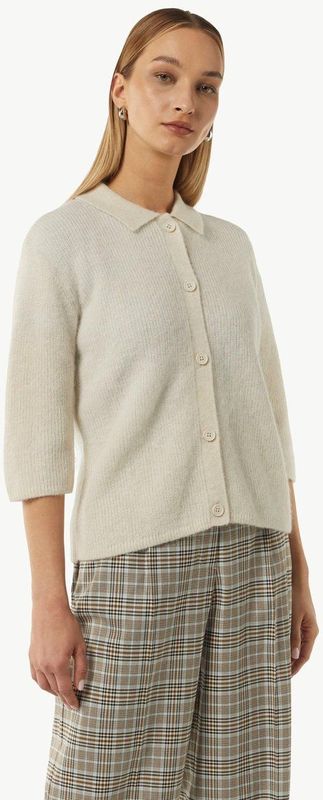 comma - Strickjacke - Vest - Alpacawol