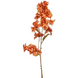 Fleurdirect - Kunsttak Bougainvillea - Kunststof - Oranje