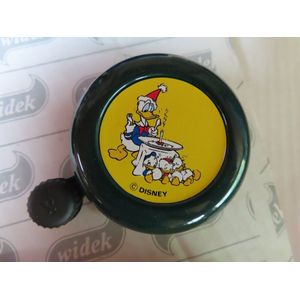 Widek - Fietsbel - Donald Duck met family - Groen - 55 mm