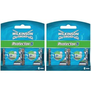 Reservemessen voor Scheermachines - 16 stuks inclusief Aloë Vera Conditioneringstape