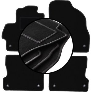 Complete set veloursmatten voor: Mazda 3 II BL hatchback, sedan (2008-2013)