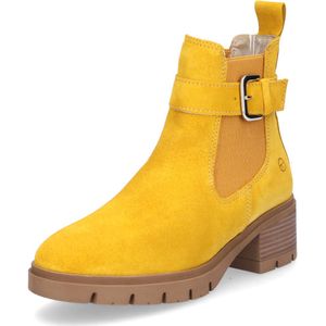 Tamaris - Chelsea Boots - Geel - Leer - Slip-On