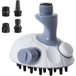 JGS Premium - Douchekop voor huisdieren - masseren en wassen - binnen en buiten - baden - huisdierbadborstel-sproeiset met 4 sproeiadapters