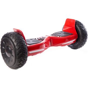 Altrado - Hoverboard – Red – 10 inch Off-Road - 15 km/h - 10km bereik - Bluetooth speaker - Oxboard - Hoverboards
