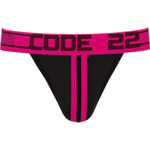 CODE 22 Motion Jockstrap Black - MAAT S - Heren Ondergoed - Jockstrap voor Man - Mannen Jock
