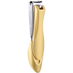 Bovista Nagelknipper Met Opvangbakje - Nagelknipper - Teennagels - Nagelschaar - Nageltang - Nail Clipper - Nail Cutter - Goud