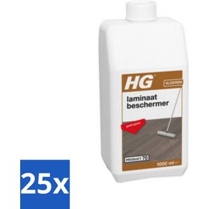 25 x HG Laminaatbeschermer 1 liter - Laminaatbeschermer - Laminaat Beschermen - Slijtage Beschermen - Krassen Beschermen - Anti-slipeffect