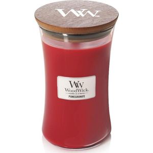 WoodWick Hourglass Large Geurkaars - Pomegranate