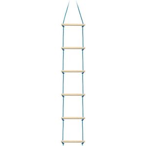 Slackers Ninja-touwladder 2,5 Meter Blauw