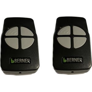 2 stuks Berner BHS140 Handzender 4-kanaals 868Mhz