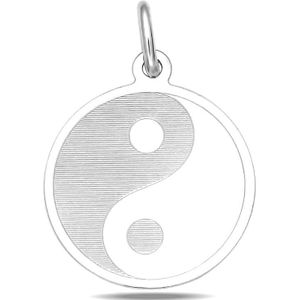 Juwelier Zwartevalk zilveren yin en yang hanger - 24.280