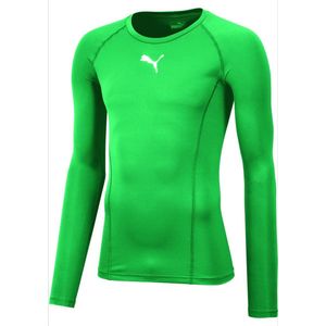 Puma Liga Baselayer Shirt Lange Mouw Heren - Groen | Maat: M