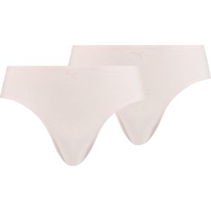 PUMA BRIEF - 2 stuks - Ondergoed Dames - Maat One Size - Slip - Dames Ondergoed - Huidskleur Roze