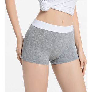 Boxershort dames bamboe hipster grijs