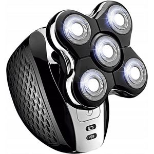 Multifunctionele scheerapparaat mannen - Hoofd en Baard - 5 koppen -Batterij van maar liefst 2000 MAH