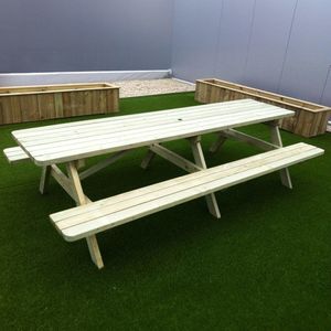 Picknicktafel 300 cm KING ® / 4 cm dikte