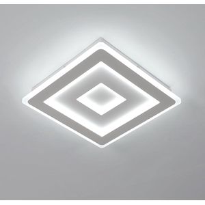 Delaveek-Ultradunne acryl led plafondlamp - Neutraal 4500K - 28W 3150lm - Wit - Dia 20CM