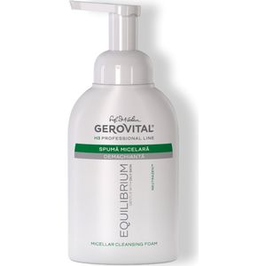 Gerovital H3 Equilibrium Micellaire reinigingsschuim - professioneel product - met Neutrazen™- peptide - 300ml