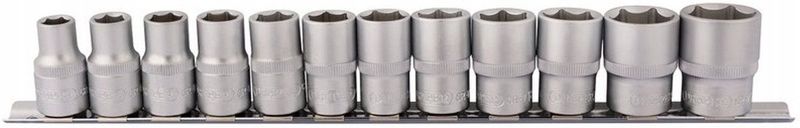 Draper - 12-delige Dopsleutelset - Chroom Vanadium Staal - Vierkante Aandrijving