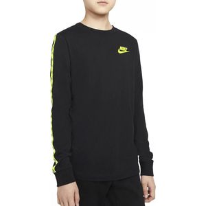 Nike - Sportswear Longsleeve - T-shirt Lange Mouwen - 116 - 128 - Zwart