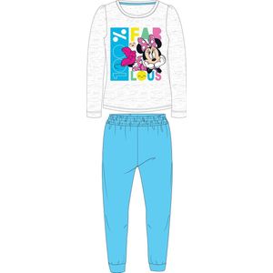 Minnie Mouse kinderpyjama blauw/grijs maat 110
